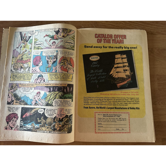 DC Comics, The Hawkman , #20 / .12 issues 1967 intro Lion Mane FAIR/GOOD VINTAGE - Picture 6 of 8